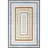 Alienor SpinClean Striped Machine Washable Area Rug-611427008