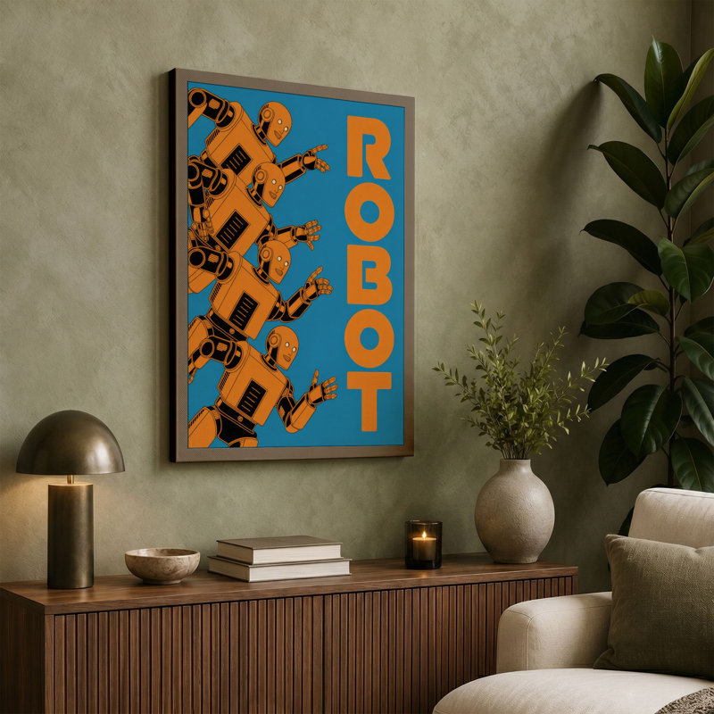 Print, 18x12 - 45.7 x 30.5 cm, Terracotta Border