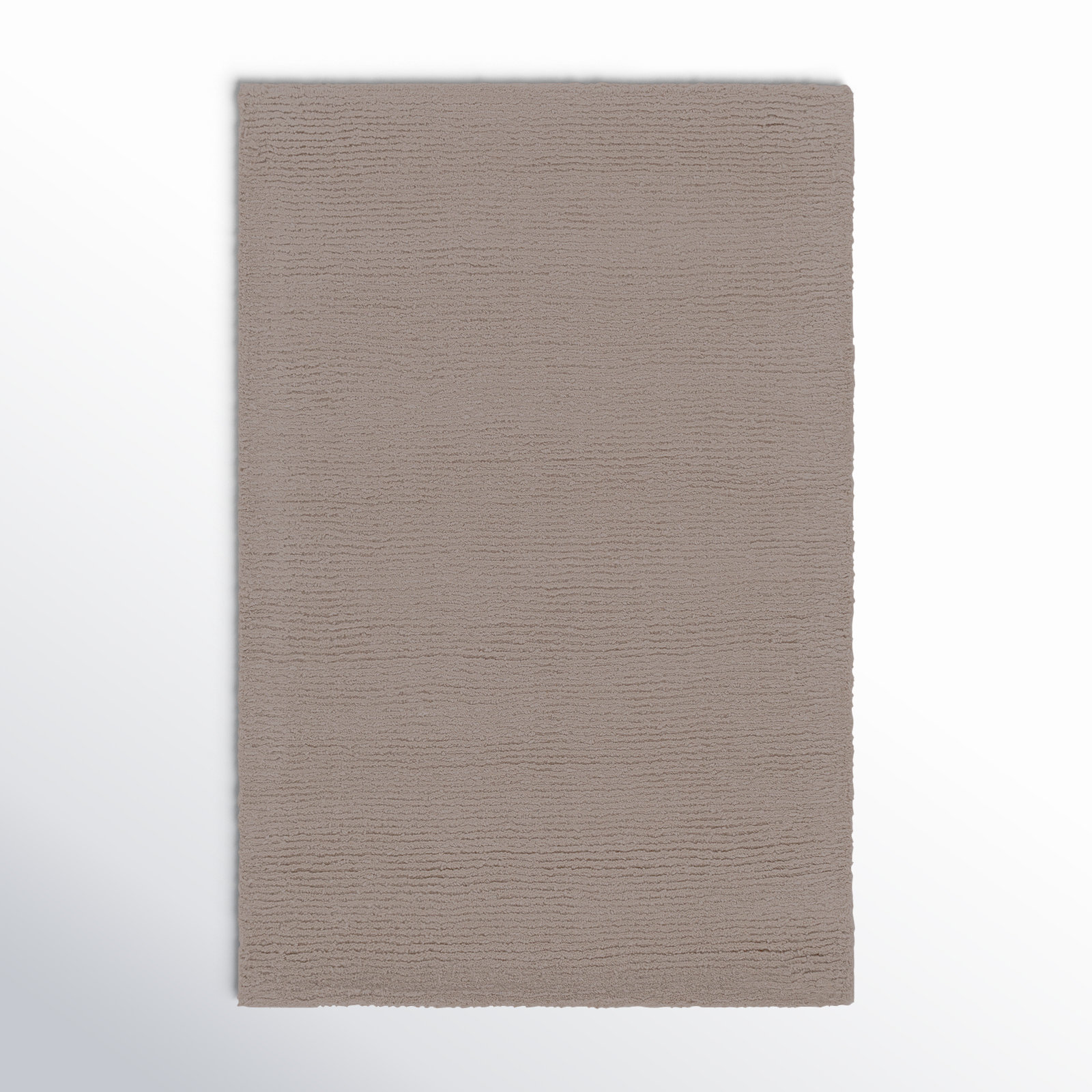 Crowe Dark Gray Hand-Loomed Striped Wool Rug, Rectangle 2' x 3'