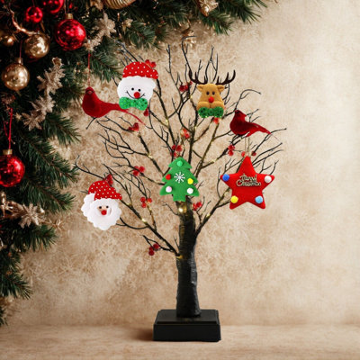 1.97' H Lighted Artificial Christmas Tree
