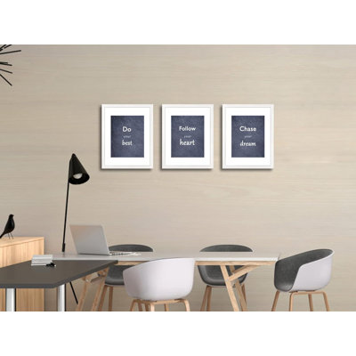 Set Of 3 White 11x14 Frames