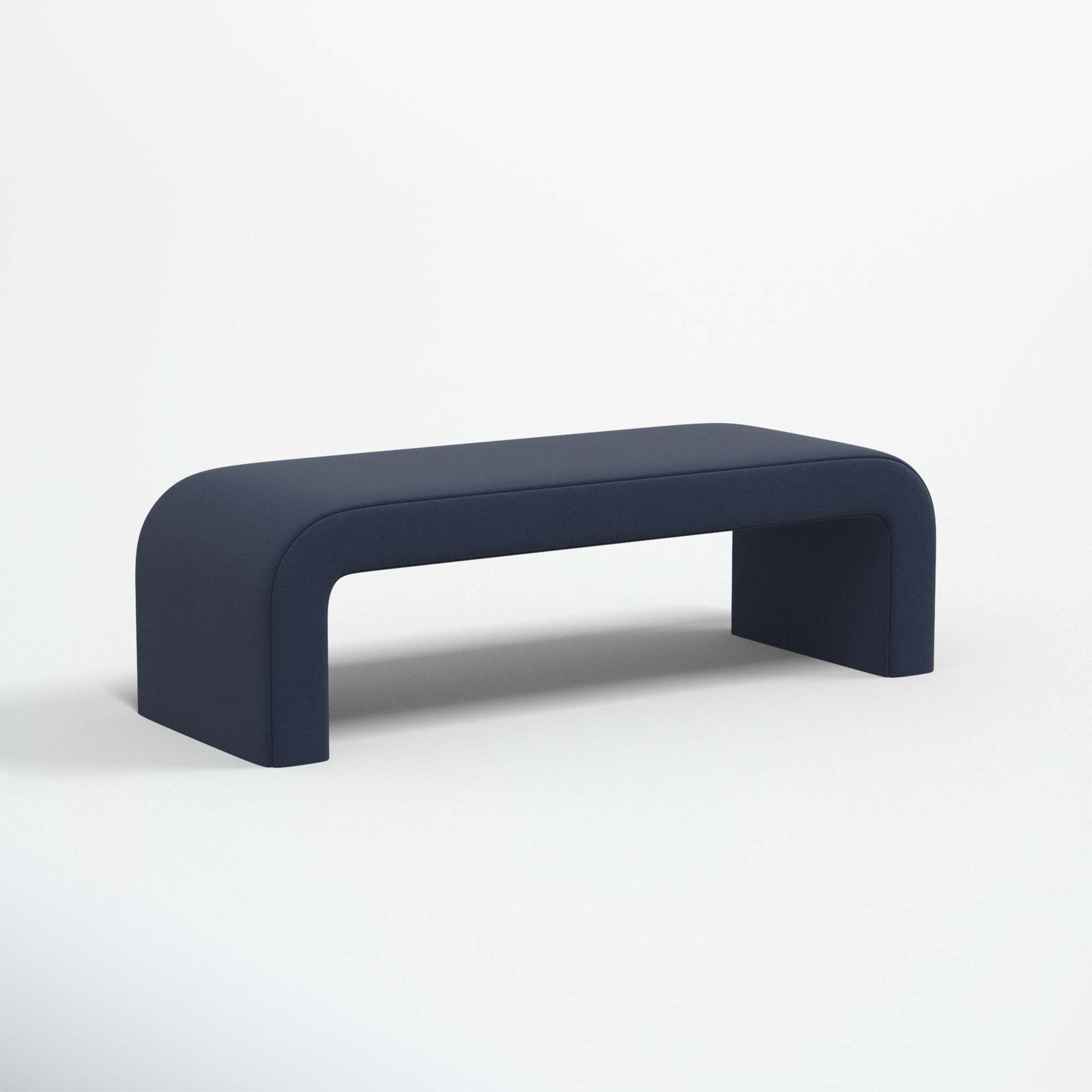 Barley 52" Bedroom Bench, Classic Ink Performance Velvet