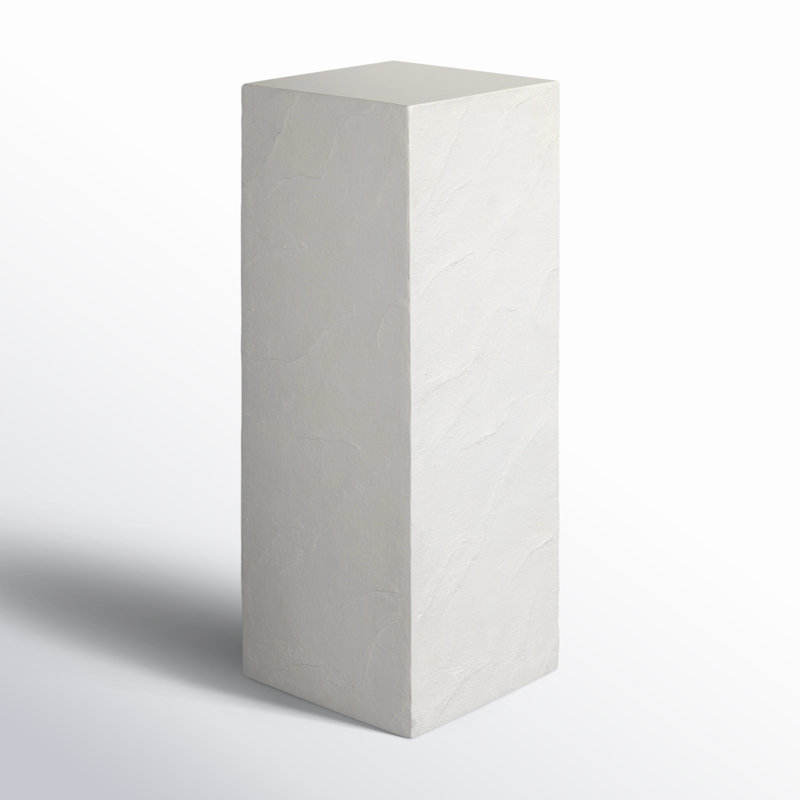 Nalia Concrete No Subject Pedestal, 40" H x 14" W x 14" D