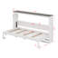 Lit simple escamotable, armoire murale avec lumière DEL-78203079