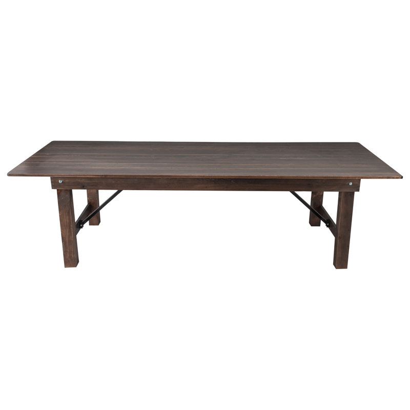 Table de salle à manger Dejon, Acajou, H 30 po x L 108 po x l 40 po