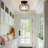 9.8'' 1-Light Crystal Semi Flush Mount Ceiling Light