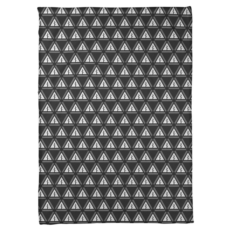Couverture polaire minimal trees, l 60 po x L 80 po, Noir