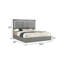 Lit Oniskey gris-370769189