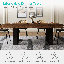 Table de salle à manger rectangulaire extensible-1936169342
