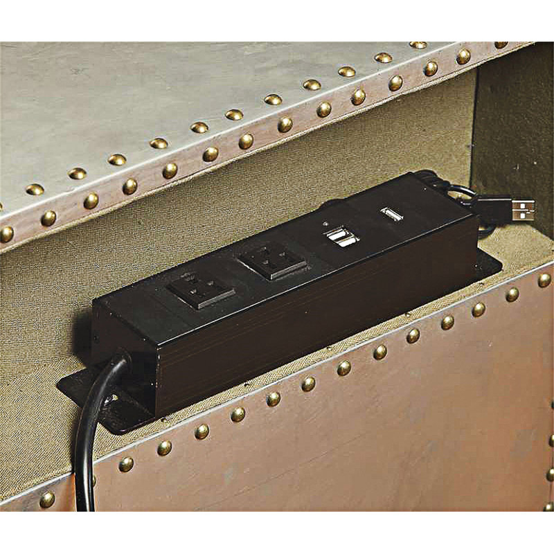 Table de chevet avec port USB