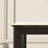 Vintage white rock panel dining chair set-107660375