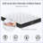 Mattresses, 10 Inch King Hybrid Mattress Medium Firm | White | Foam+Spring-1412062735-1412062733