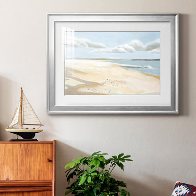 «Sandy Getaway II», reproduction encadrée de qualité supérieure - prête à être accrochée