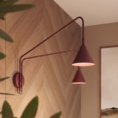 Nox Steel Flush Mounted Sconce