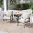 Nickita 3 Pieces Set Metal Outdoor Patio Furniture Chairs Set with Cushions and End table-1681930981