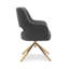 Fauteuil pivotant rembourré Breann-93705355