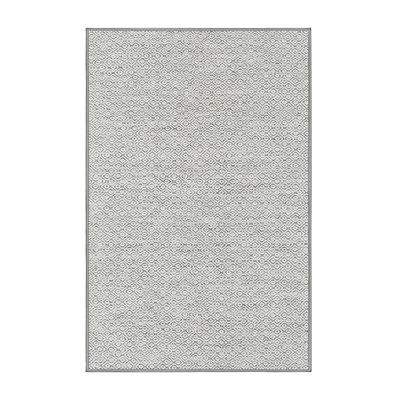 Tapis gris zone contemporaine Ingersoll