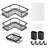 Bathroom Shelf For Shower Organizer Storage,wall Mount Storage Shelf For Kitchen