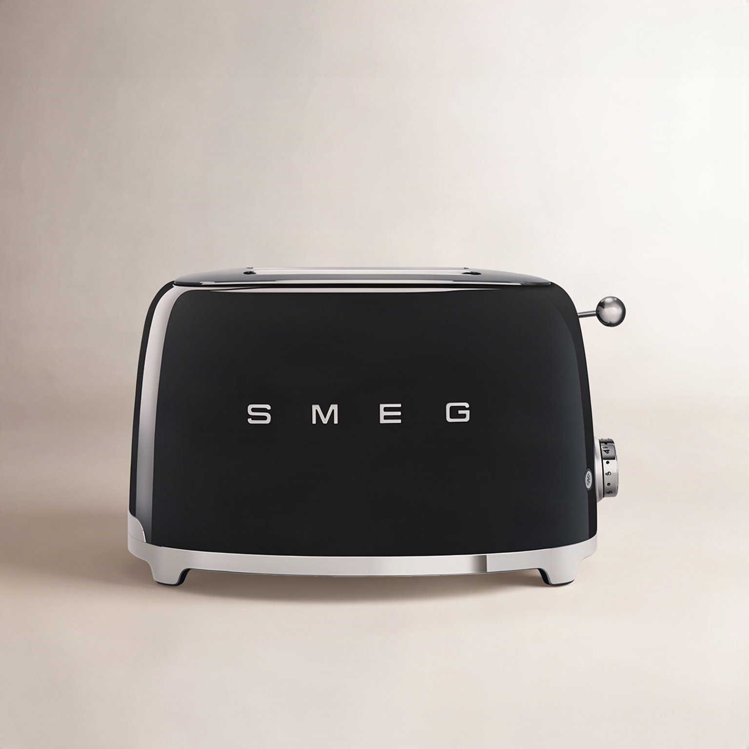 SMEG 50s Style 2-Slice Toaster, Black