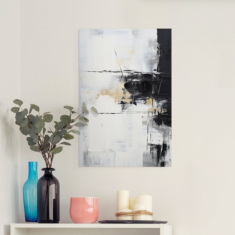 Série ABSTRACT dxiv - impression sur toile seulement - non encadrée, H 18 po x l 12 po