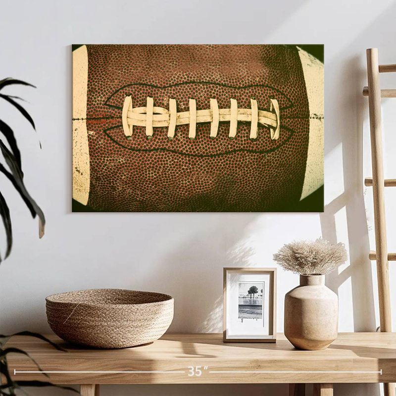 Vieux football américain, H 24 po x l 36 po