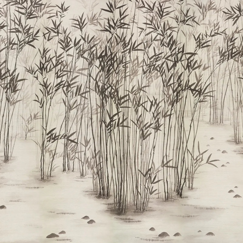 Kanji Sisal Panel Set, Ink