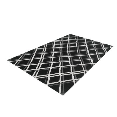 Rectangle 150 cm x 240 cm Geometric Hand Woven Kilim Area Rug