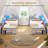 Daybed with 6 Drawers LED Corner Bed with Bookcase & Charging Station Metal Platform Bed Frame for Bedroom, Guest Room-311933765-319753337