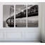 Bay Bridge at Night - 3 pièces, reproduction d'art sur toile-38250613