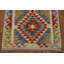 Tapis géométrique en laine pour vestibule Kilim