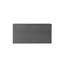 Meuble-lavabo mural en contreplaqué gris foncé de 91 cm (36 po) avec portes doubles à fermeture amortie, meuble seulement