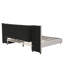 Upholstered Bed With Two Drawers Velvet Beige