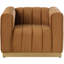 Fauteuil en velours de 38,5 po Tyneside-2008586154