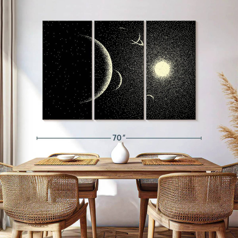 Oberle Star Clusters, 42" H x 65" W