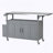 Foldable Outdoor Kitchen Island Patio Mobile Kitchen Cart Portable Outdoor Cooking Island with Lockable Wheels-832678769