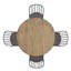 Ensemble de table ronde et de chaises en bois à deux broches Stehle-1842450582-1842450581