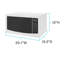Micro-ondes blanc 1,1 pi cu Avant 1000 W-136079156