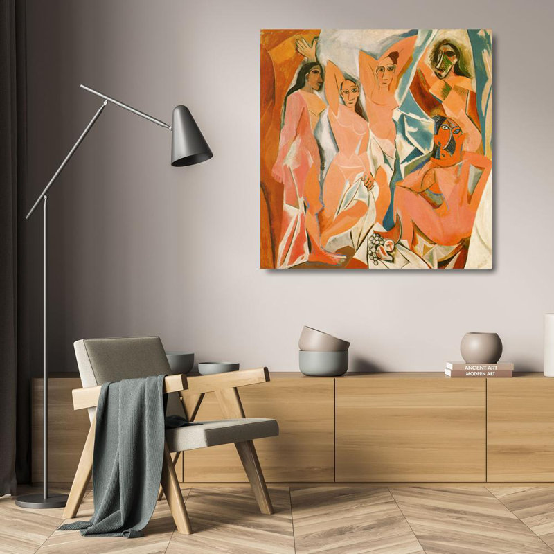 Les demoiselles d'Avignon, 1907, 21" H x 20" W