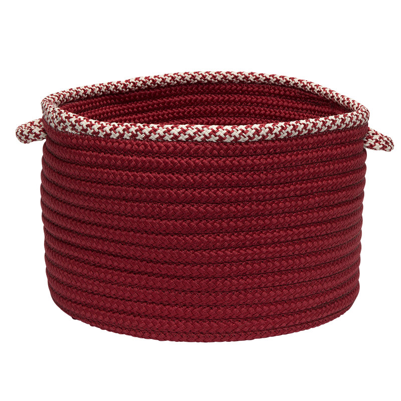 Panier en tissu, H 12 po x l 18 po x P 18 po, Sangria