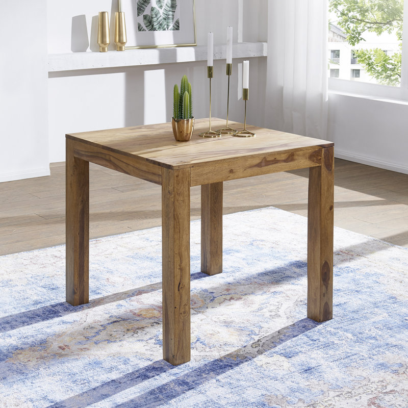 Solid Wood Dining Table, 76cm H x 180cm W x 80cm D, Sheesham