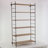 Cole And Grey Wood Rectangular 6 Level Shelving Unit With Black Metal Ladder Frames-101938630