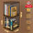 2 Cube Storage Rack Bookshelf DIY Variable Stackable Black Brown Wood