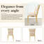 Ensemble de chaises de salle à manger en velours - Chaises de salle à manger tissées avec pieds en métal - Chaise d'appoint rembourrée moderne pour salle à manger, cuisine, meuble-lavabo et salon-2102327083-2112837053-2112837043