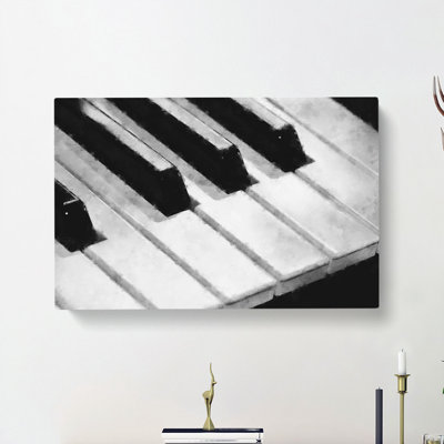 Keyboard Keys - Wrapped Canvas