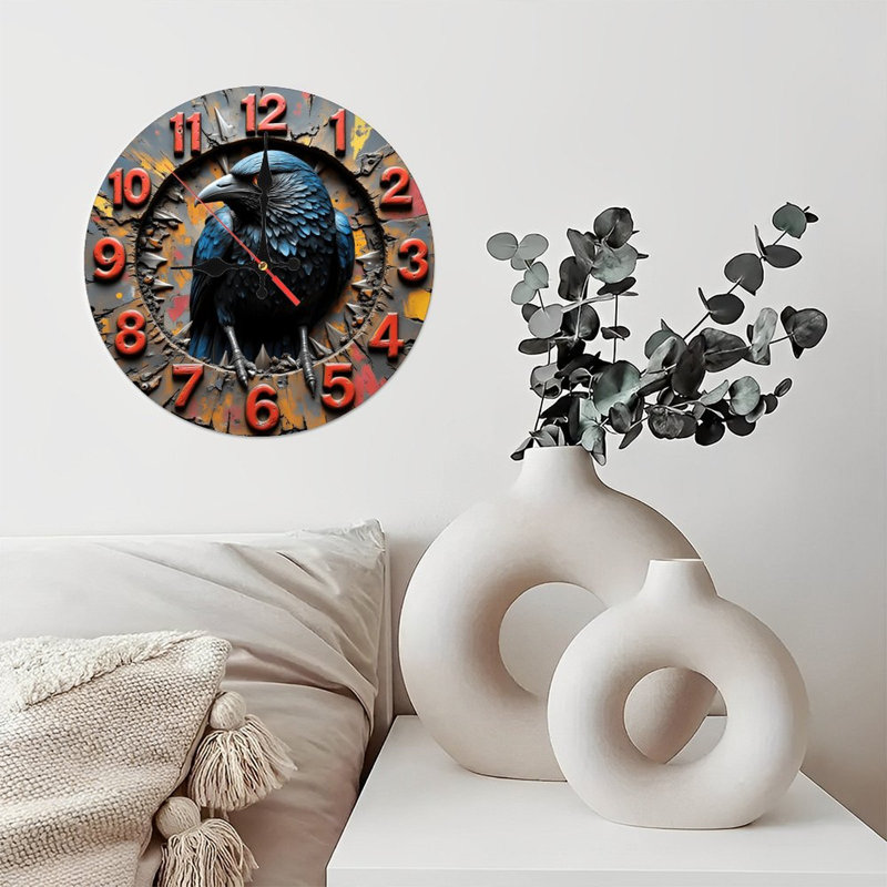 Horloge murale Blue Raven_1