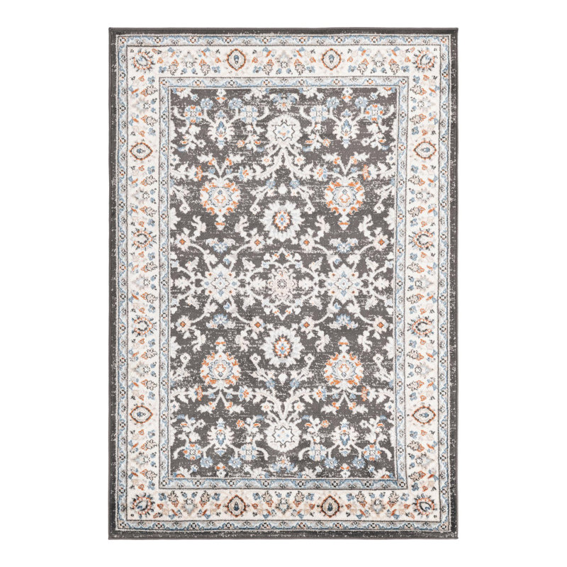 Arends Floral Indoor Rug, Rectangle 4' x 6'