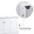 8" White Bathroom Vanity Without Sink-2003028117