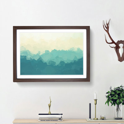 The Great Smokey Mountains in Abstract - Picture Frame Graphic Art Print