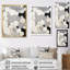 Abstrait corail noir et blanc abstrait V - reproduction d'art sur toile abstraite-768806175-798128087