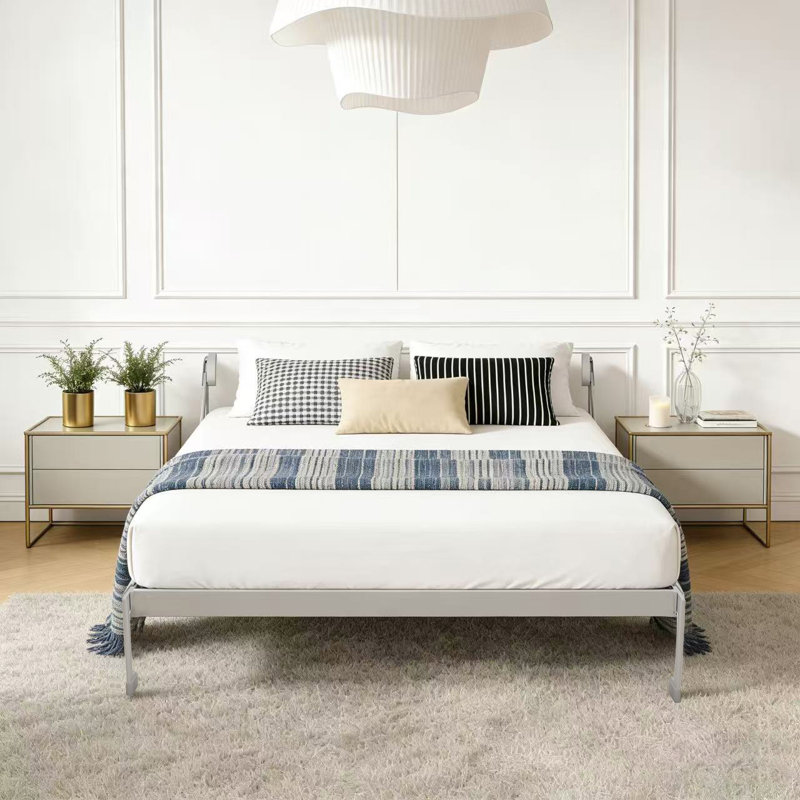 Ensemble de quincaillerie de lit escamotable vertical pour grand lit escamotable Diy, cadre de lit gris